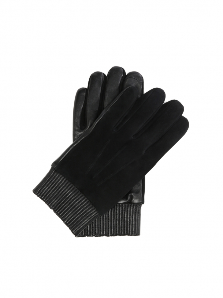 Men's black gloves HUGO