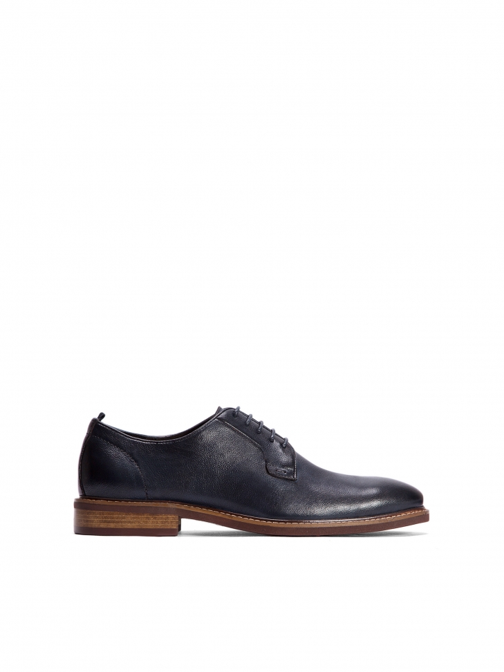 Men's navy blue derby shoes ARENALES