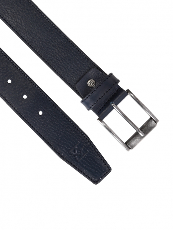 Men's navy blue belt 