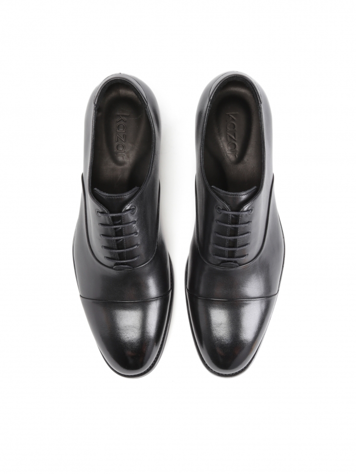Men's black derby shoes NIKET