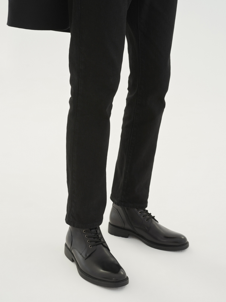 Men’s black chukka boots FABRIZIO