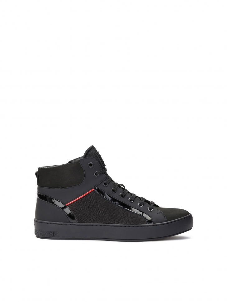 Men's black sneakers LEONID
