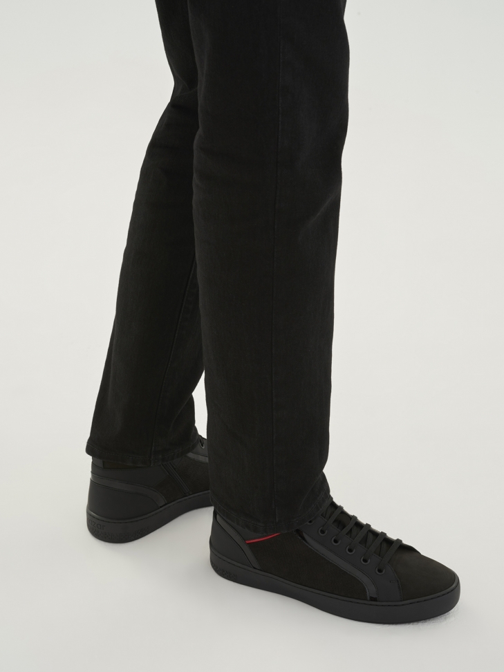 Men's black sneakers LEONID