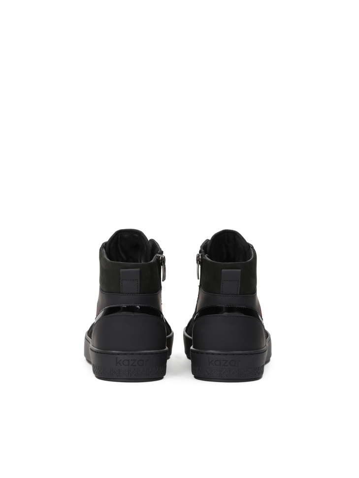 Men's black sneakers LEONID