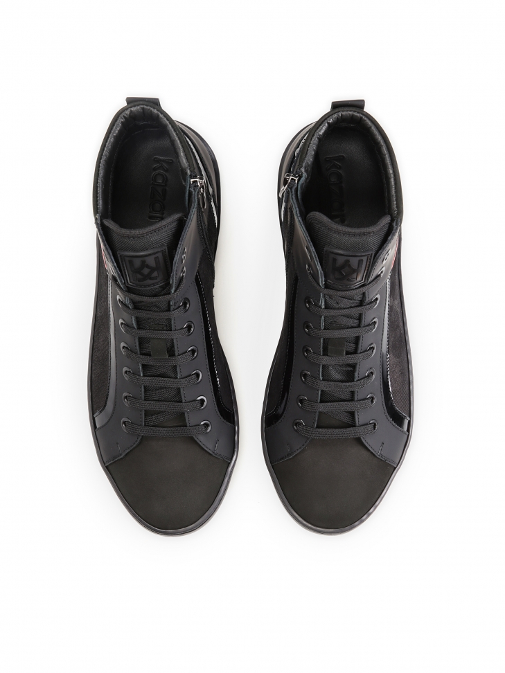 Men's black sneakers LEONID