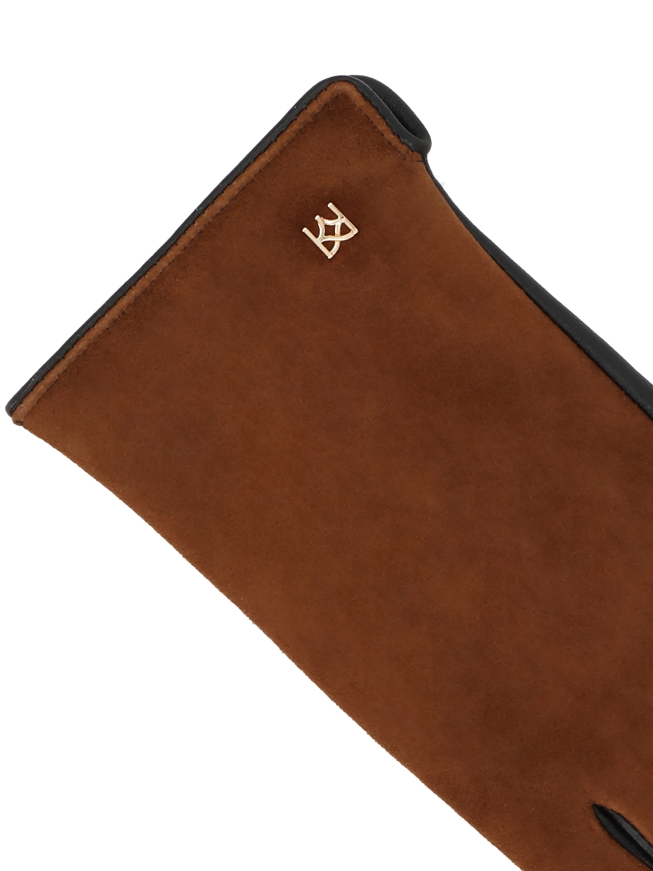 Two-tone leather gloves FRIO