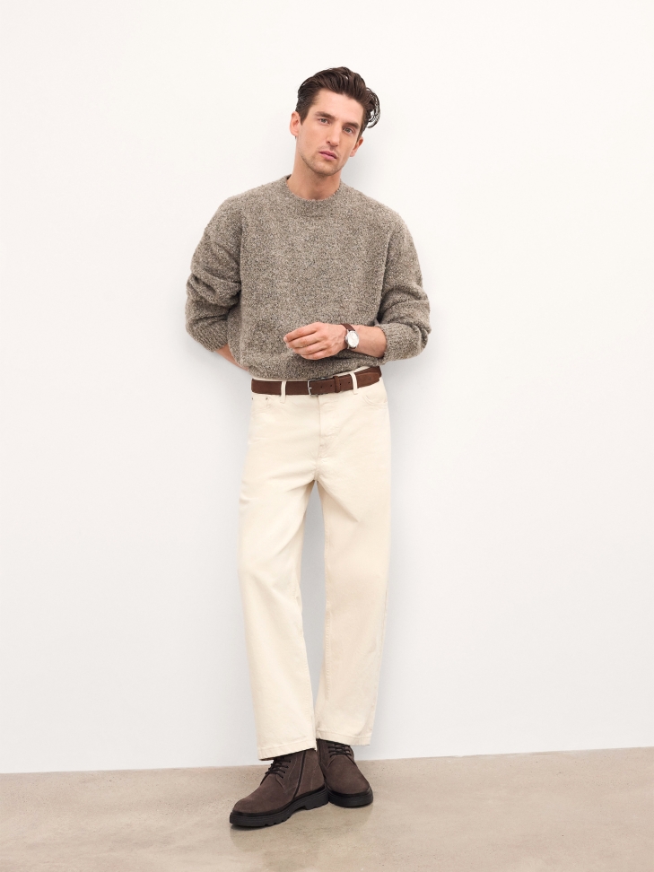 Men's brown belt NIKO