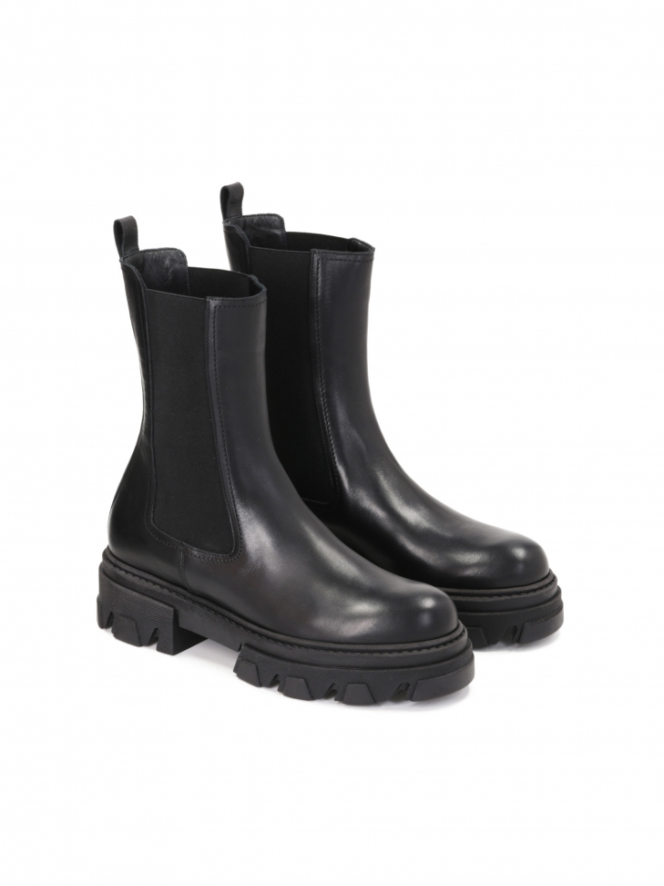 Ladies' black ankle boots EAST