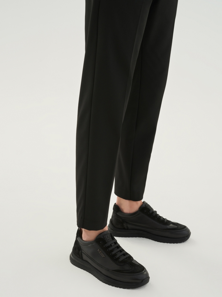 Men's black sneakers ALVIS