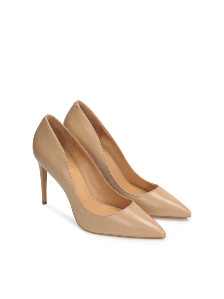 Leather pumps in nude colour NEW LUCIANA