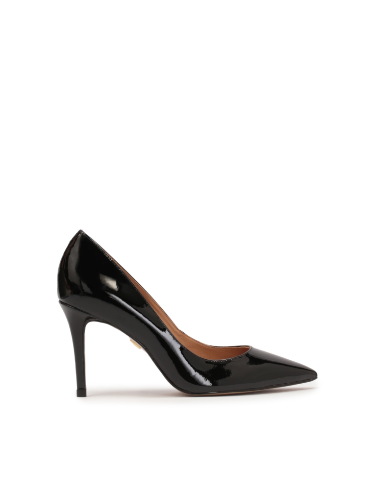Black patent leather pumps for ladies NEW PARIS