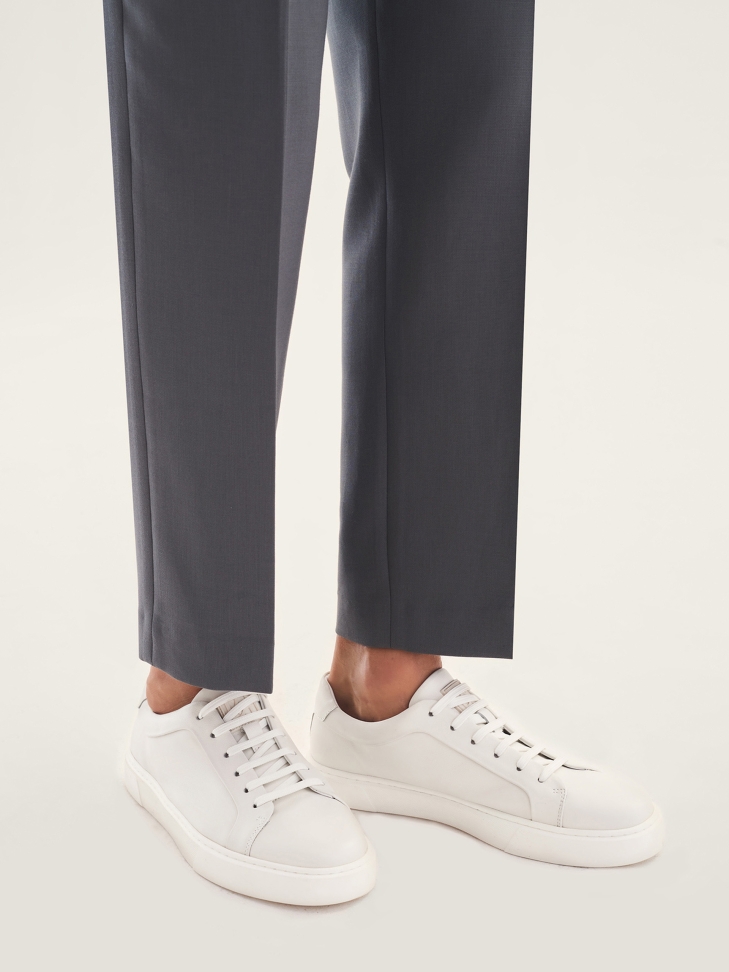 Men's timeless off-white sneakers SILVAN