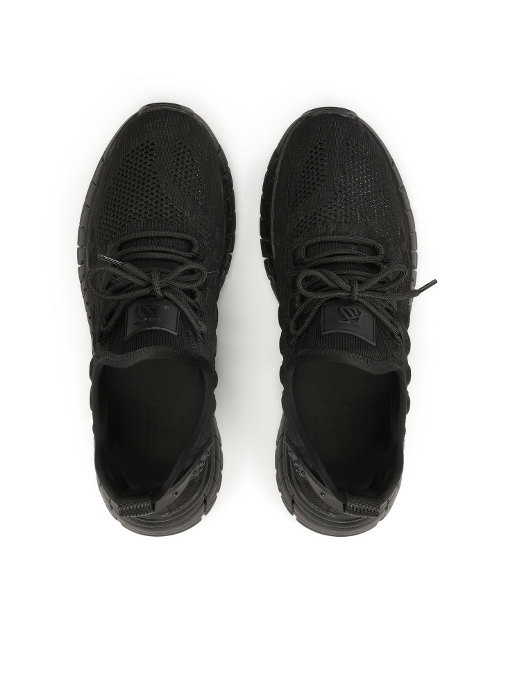 Men’s sports shoes in airy fabric black BARKER