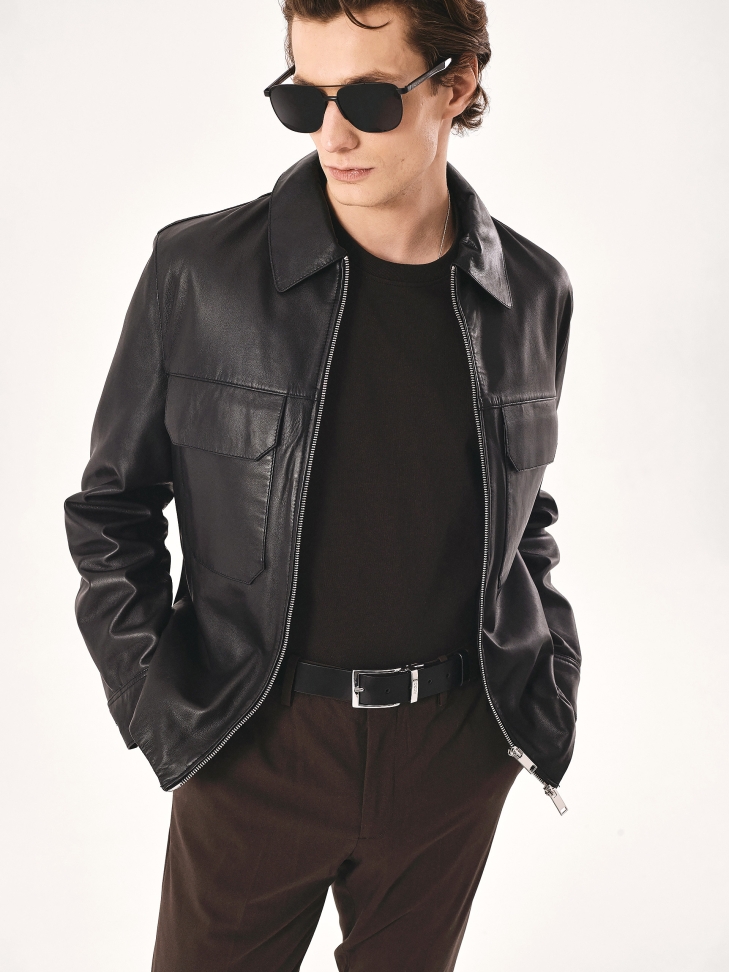 Attractive black Aviator sunglasses CAETANO