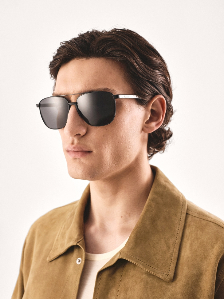 Attractive black Aviator sunglasses CAETANO