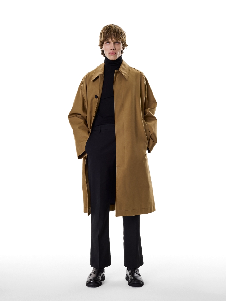 Men’s leather loafers on a thick sole  KS LYNX