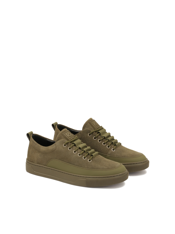 Men's sneakers in khaki color AJAKS