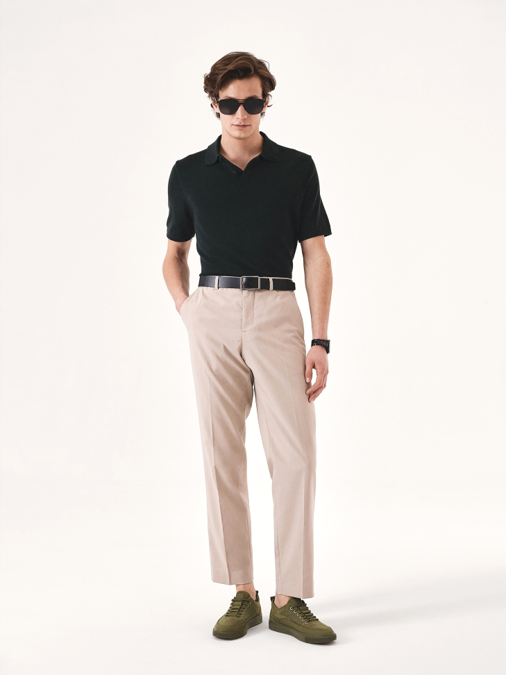 Men's sneakers in khaki color AJAKS