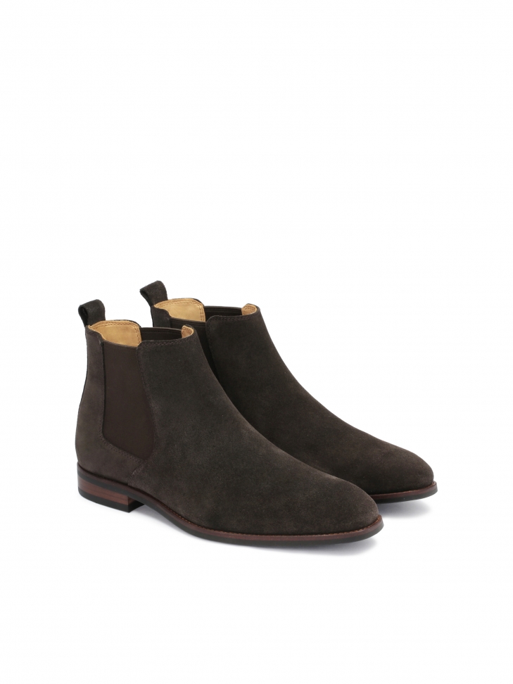 Men’s brown suede Chelsea boots PAXON