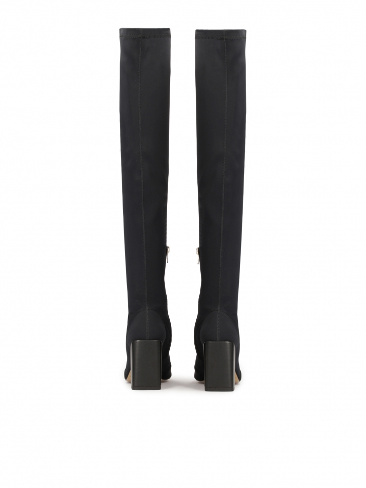 Peep toe musketeers in fabric CLOVE