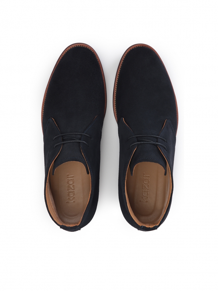 mens navy blue duck boots