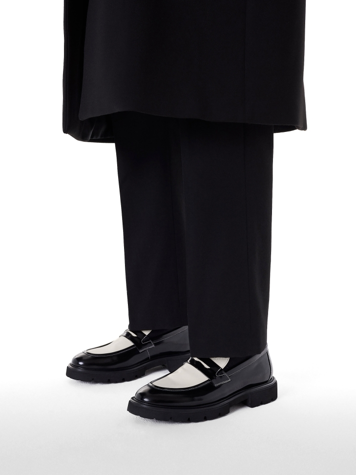 Slip-on two-tone patent leather loafers KS PHERTH