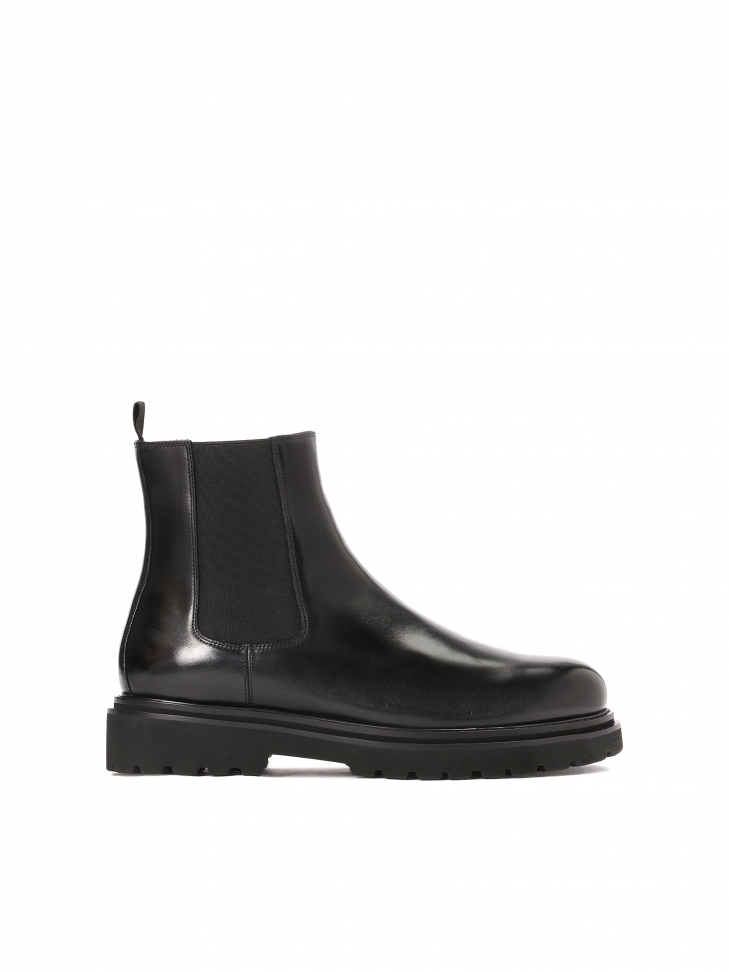 Insulated leather Chelsea boots EDVIN