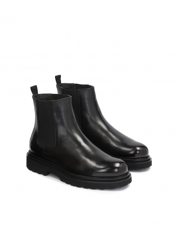 Insulated leather Chelsea boots EDVIN