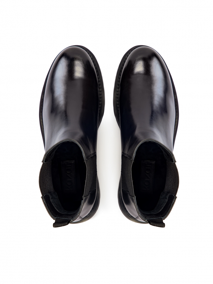 Insulated leather Chelsea boots EDVIN