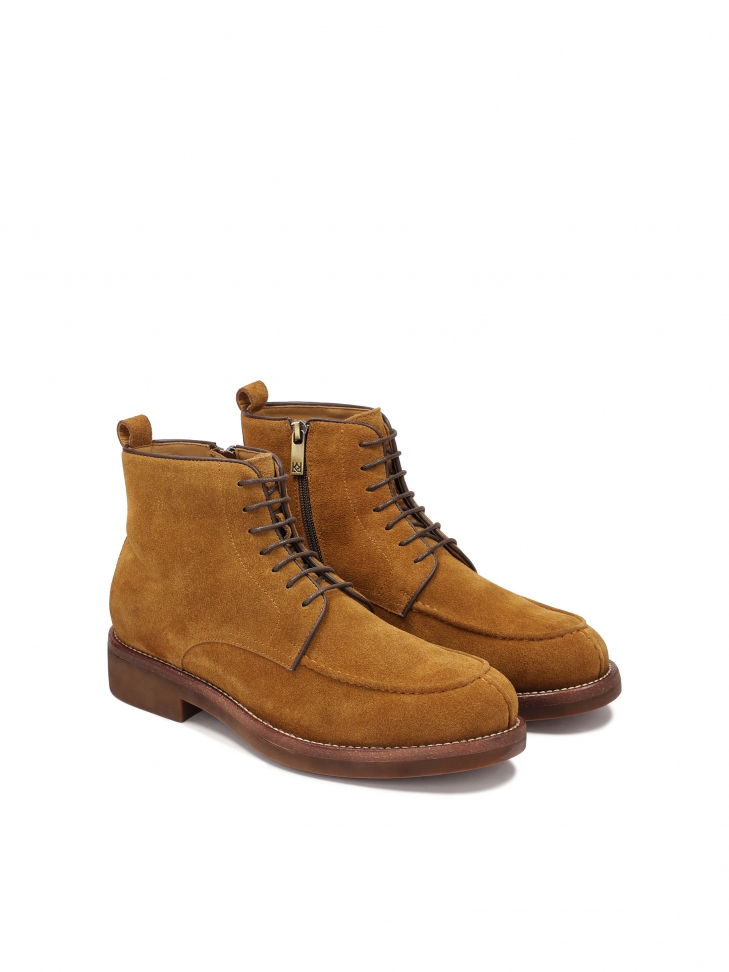 Light brown suede men's boots MELTON