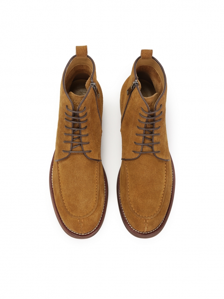 Light brown suede men's boots MELTON