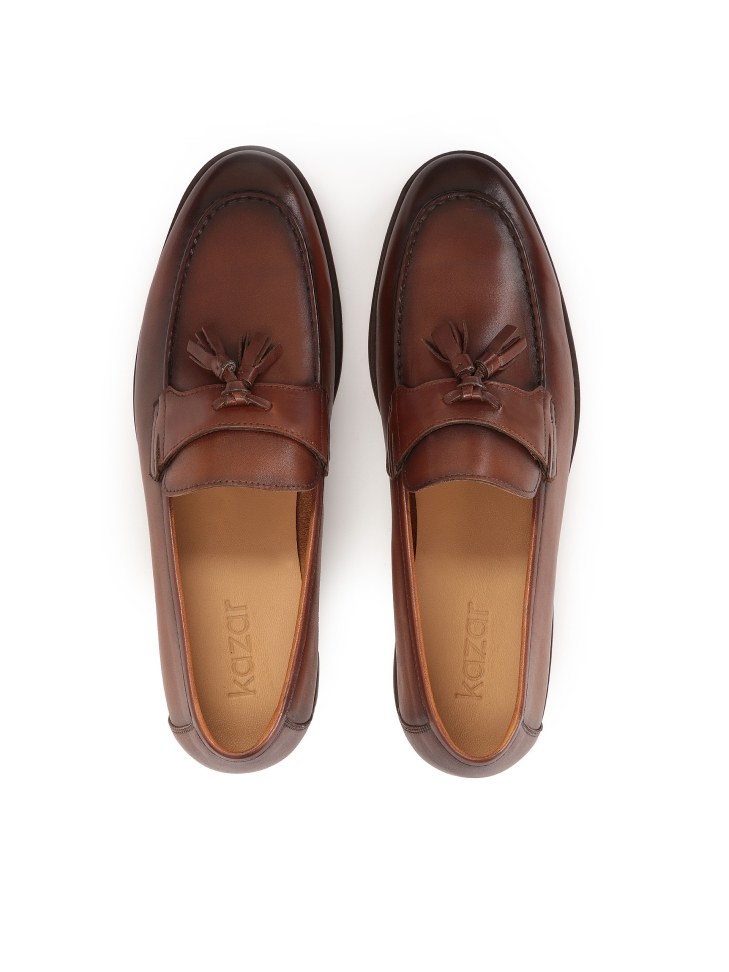 Men's casual leather loafers KOLOB