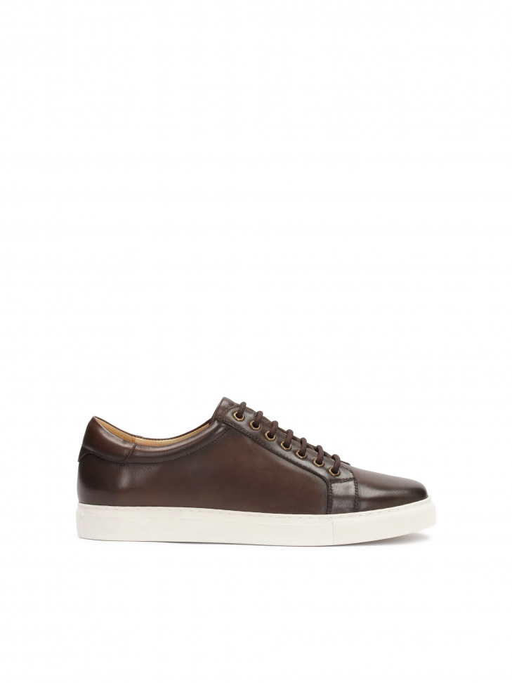 Brown leather sneakers  TIGGUS