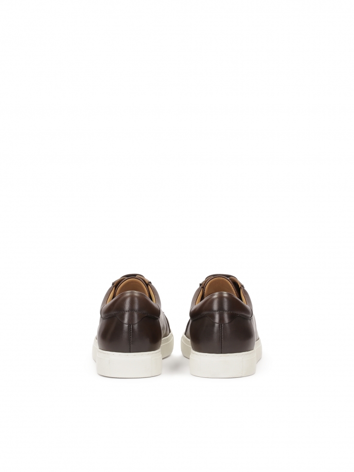 Brown leather sneakers  TIGGUS