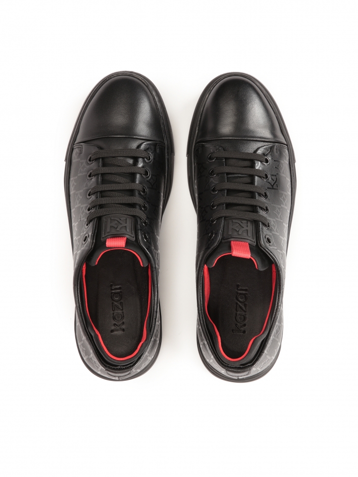 Monogrammed high heel sneakers  AJAKS