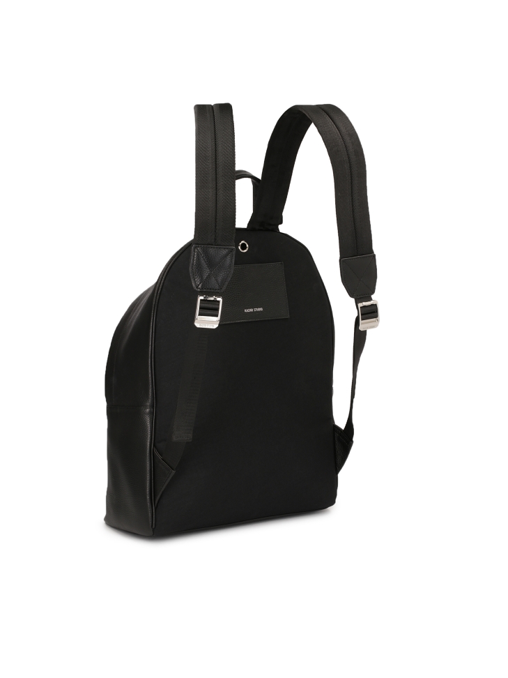 Men's full grain leather backpack DWAYNE