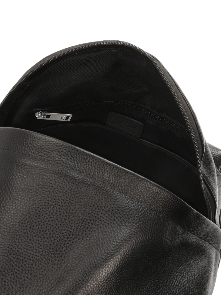 Men's full grain leather backpack DWAYNE