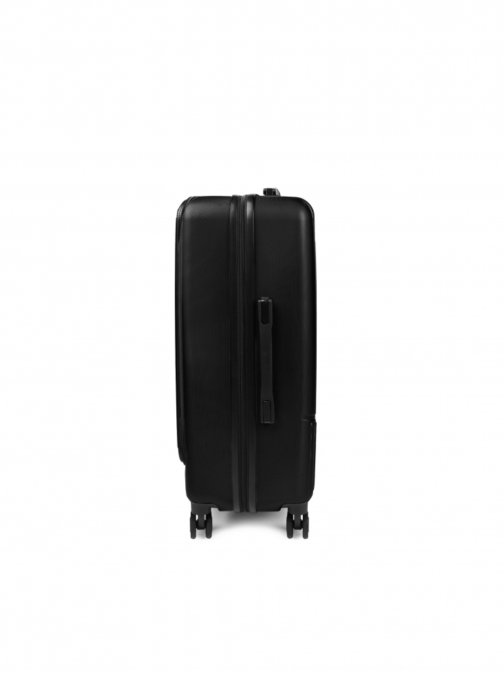 Manoeuvrable and robust cabin bag in black polycarbonate CITY BREAK
