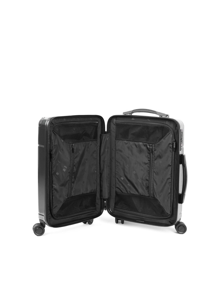 Grey cabin bag made of polycarbonate WORLD TOUR