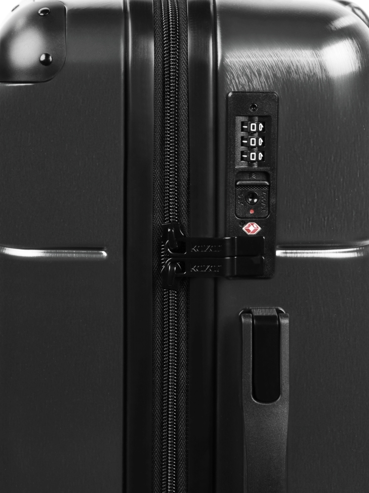 Grey cabin bag made of polycarbonate WORLD TOUR