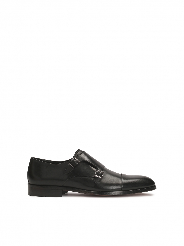 Men's black casual monk shoes from the luxurious KAZAR collection JORDEN
