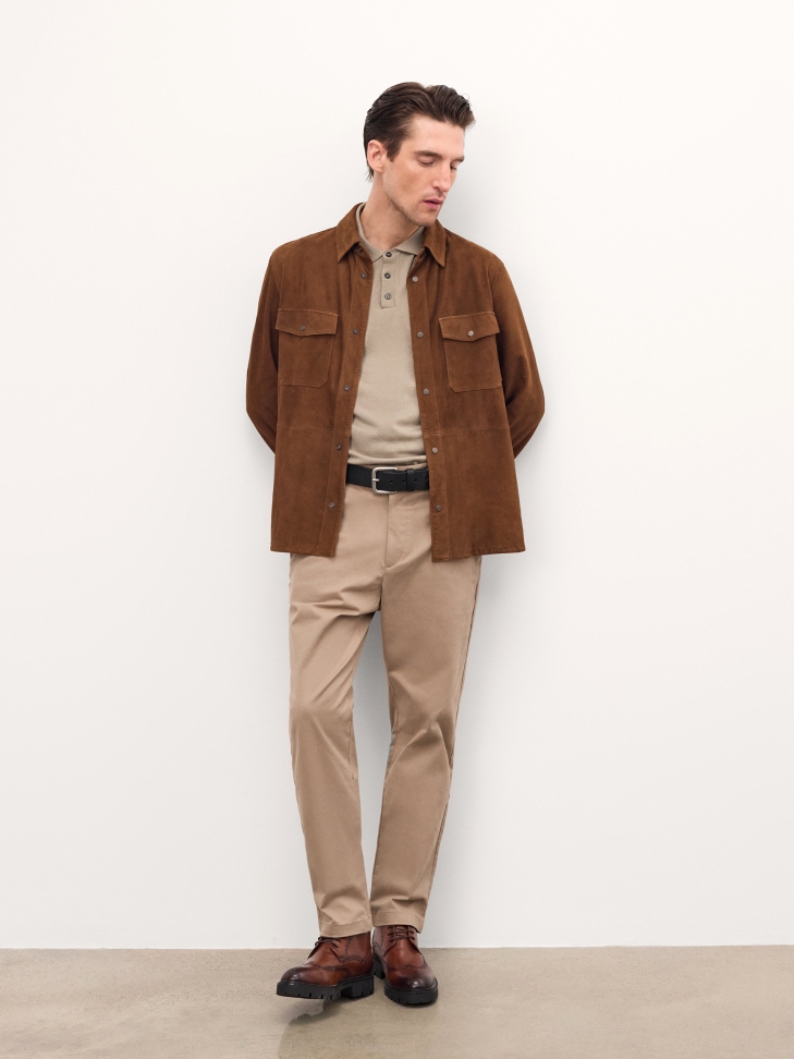 Lace-up leather boots for men REVAN