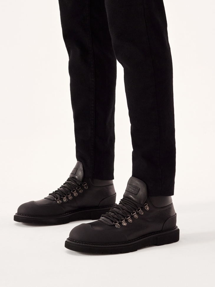 Lace-up boots with rubber toes ANIRAD