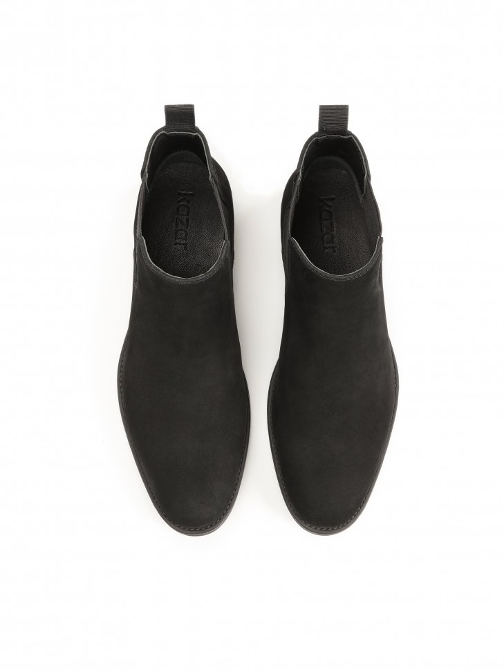 Black nubuck Chelsea boots ARNE
