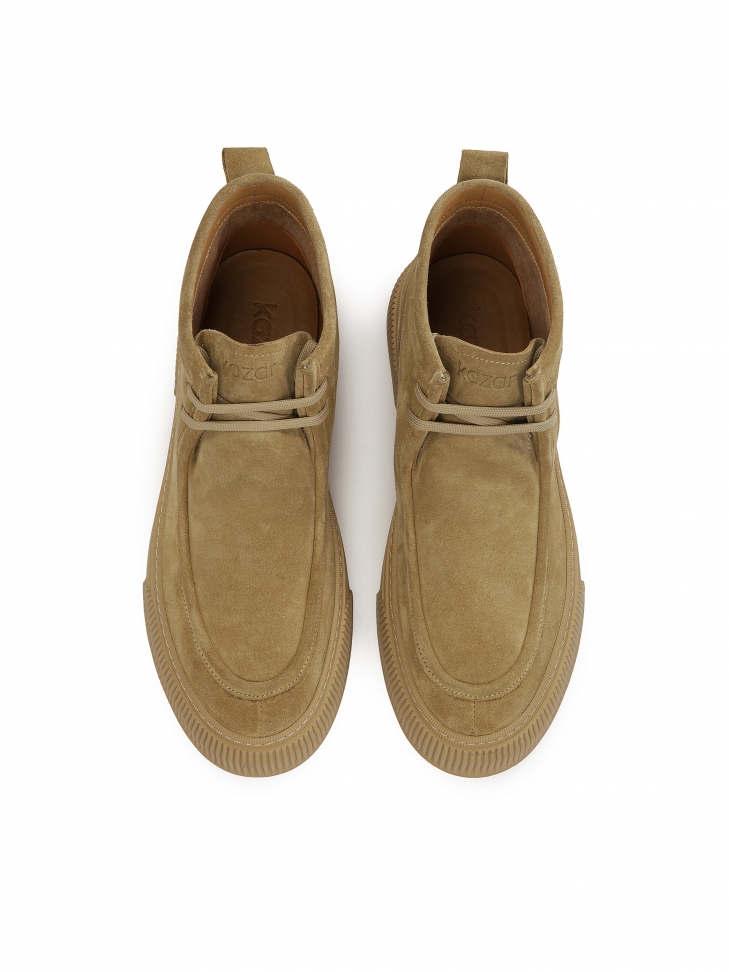 Suede sneakers with a higher upper  OLIWER