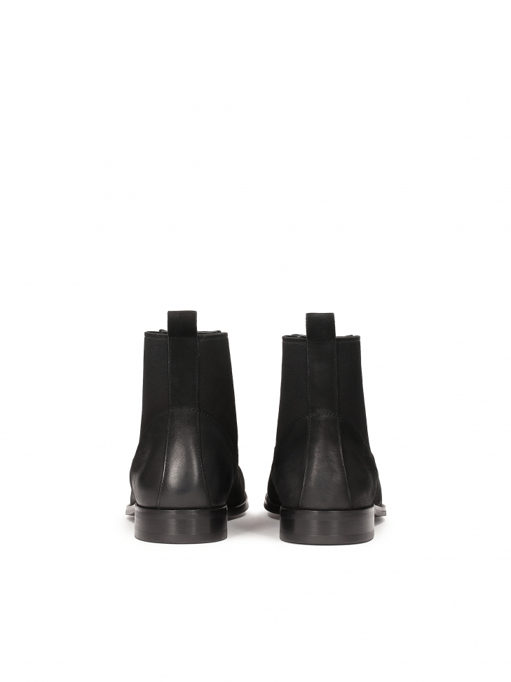 Slip-on black Chelsea boots with elastic inserts  BEREN