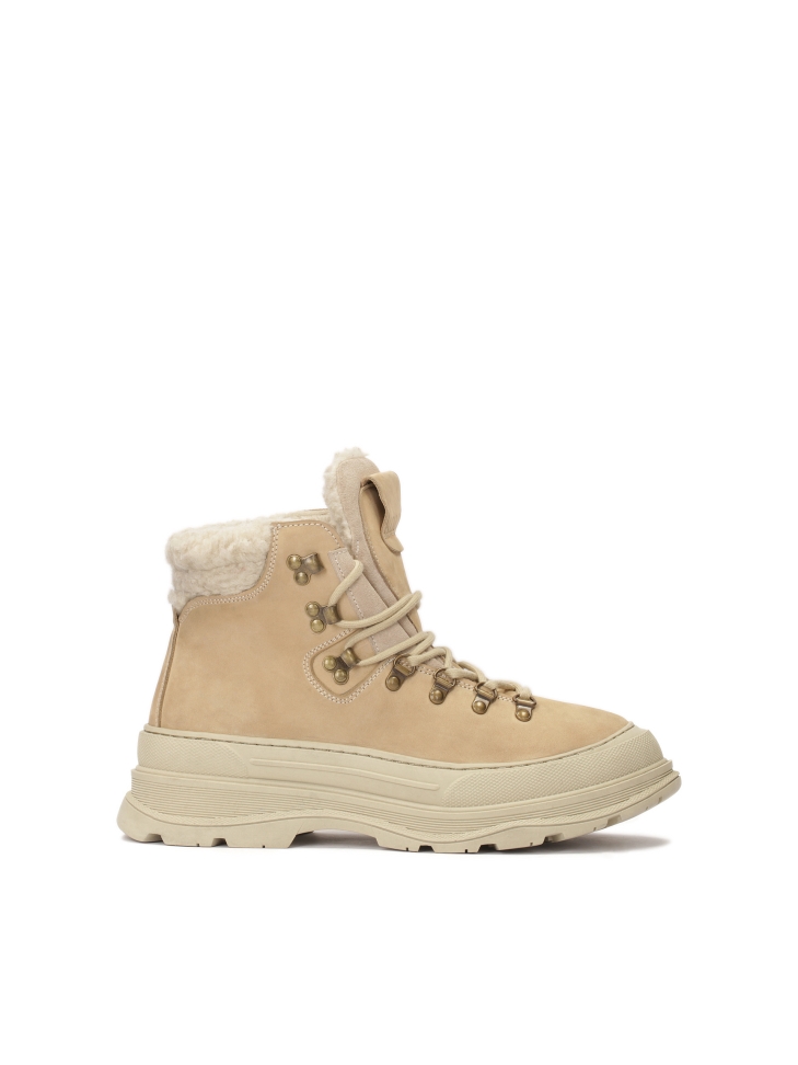 Lace-up boots - nubuck snow boots BENNETT