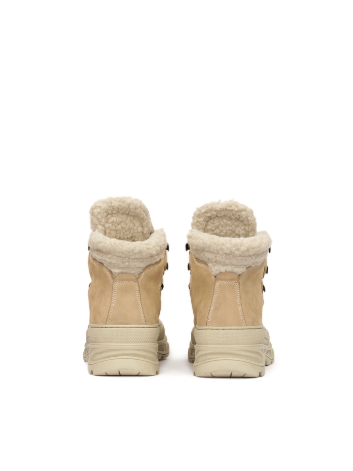 Lace-up boots - nubuck snow boots BENNETT