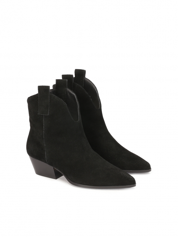 Suede slip-on cowboy boots GABE