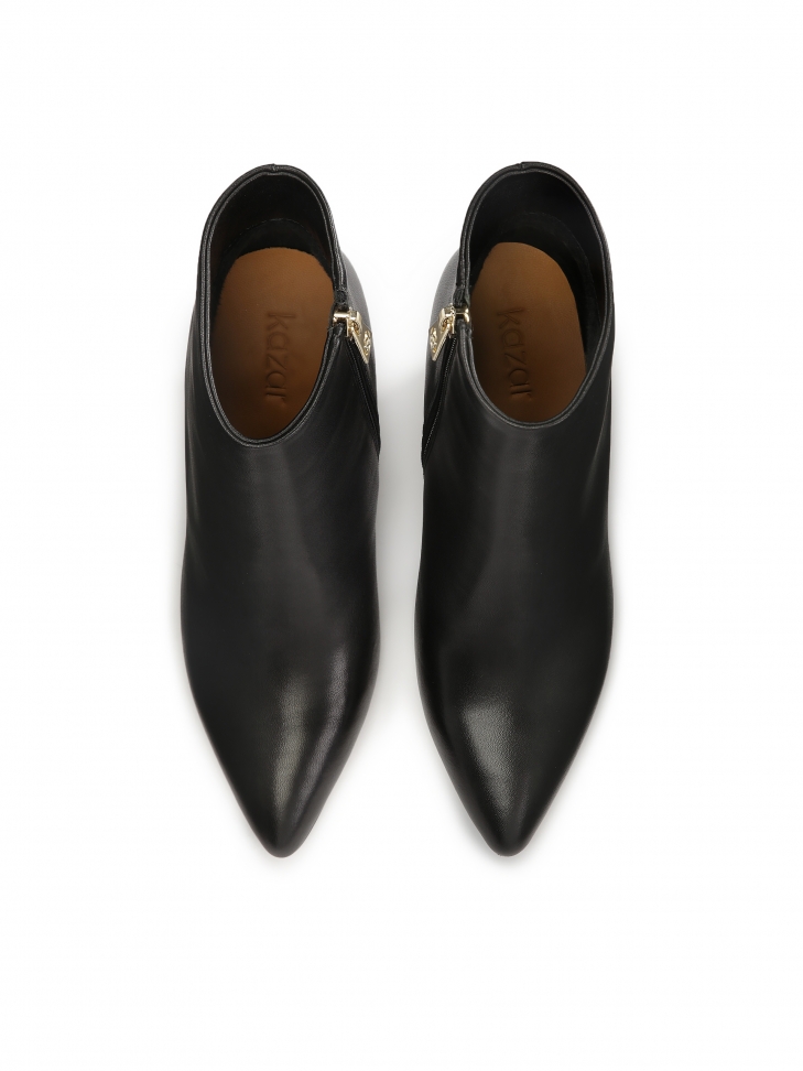 Stiletto leather boots with matching upper FLYNN